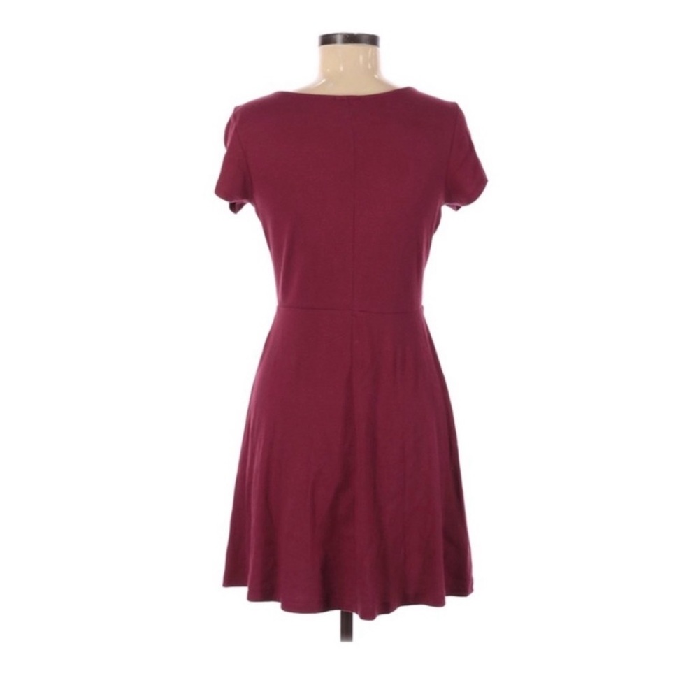 Express V-Neck Zipper Skater Dress - Picture 2 of 6